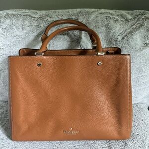 Kate Spade Leila medium triple compartment satchel crossbody bag and wallet set